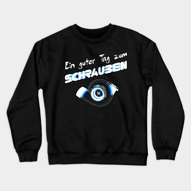 Tuning sports cars Mechanics Crewneck Sweatshirt by Johnny_Sk3tch